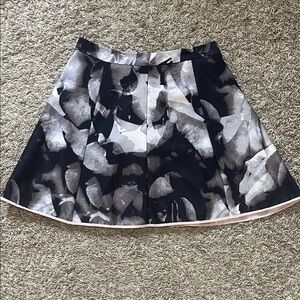 Mossimo Supply Co. Black and Gray Mini Skirt